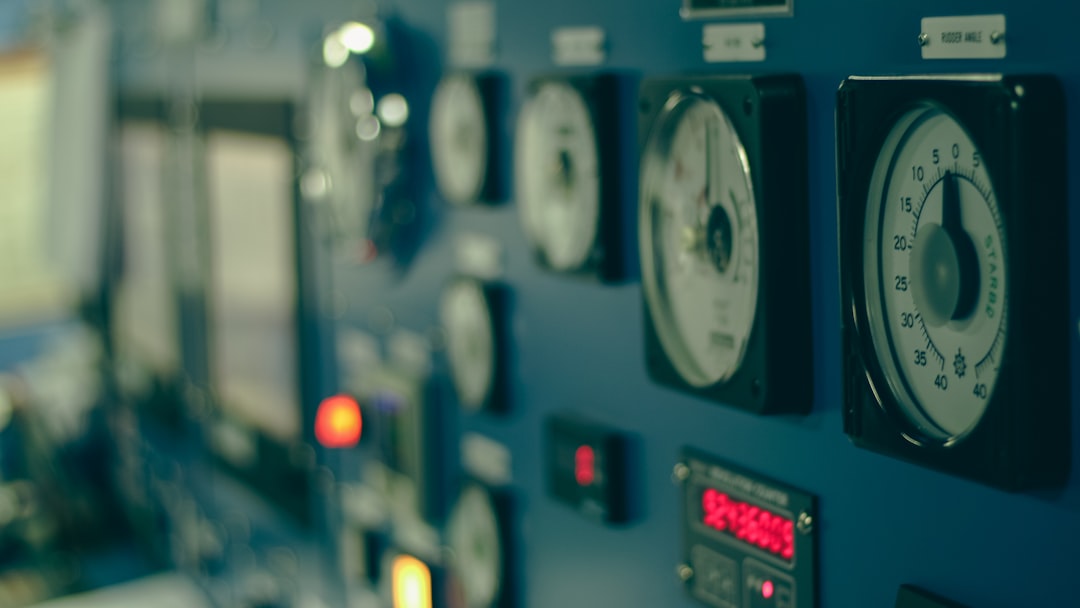Industrial electrical control panel representing plant energy monitoring and optimisation